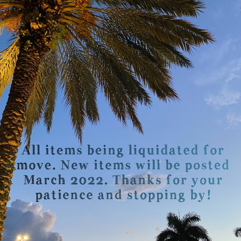 Moving sale! All items must go!